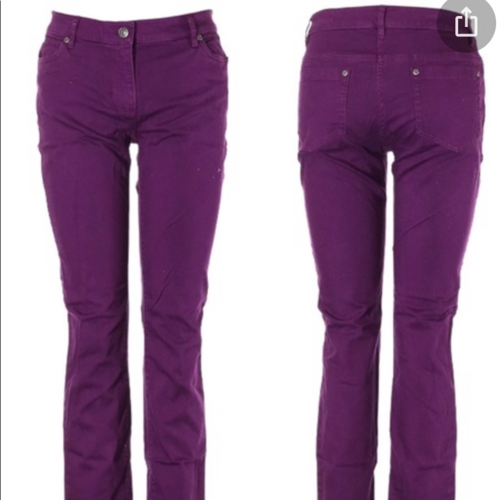 Two by Vince Camuto purple plum jeans